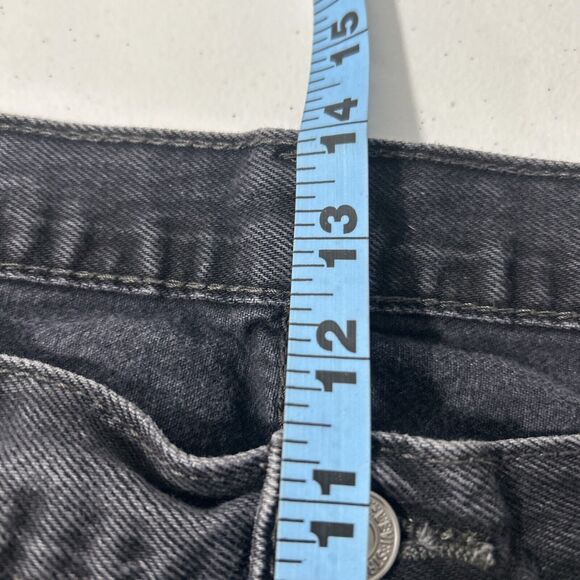 Levis 501 Jeans Mens 36x32‎ Black Straight Button Fly Denim Preppy Y2K - Picture 6 of 8